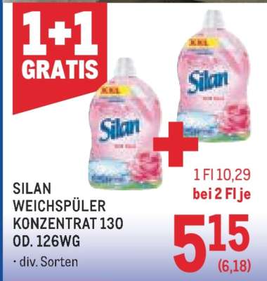 SILAN WEICHSPÜLER KONZENTRAT 130 OD. 126WG