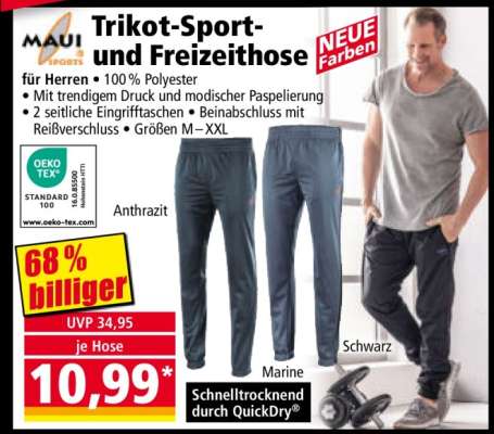 Trikot-Sport- und Freizeithose