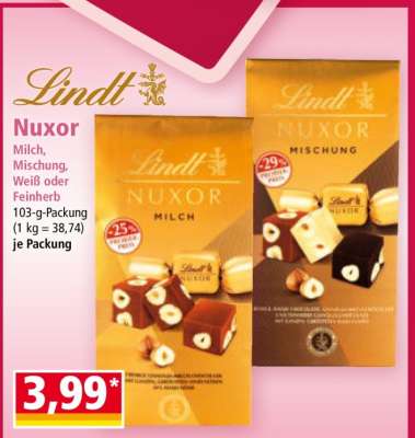 Lindt Nuxor
