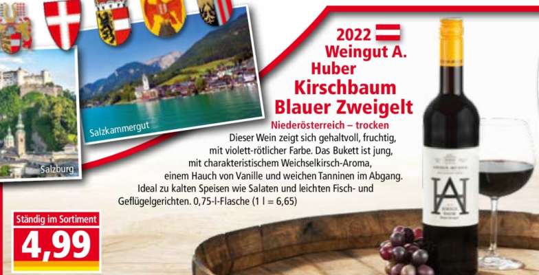 Weingut A. Huber Kirschbaum Blauer Zweigelt