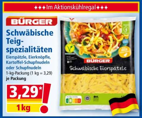 Schwäbische Teigspezialitäten