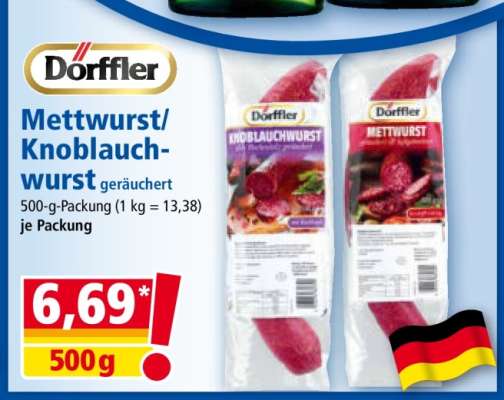 Mettwurst/Knoblauchwurst