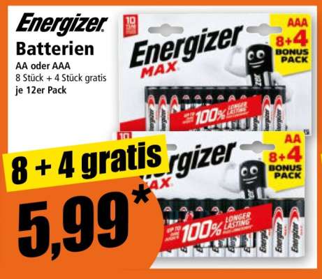 Energizer Batterien