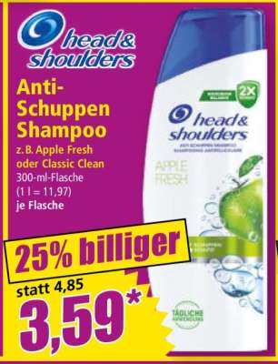 Head & Shoulders Anti Schuppen Shampoo