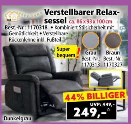 Verstellbarer Relaxsessel