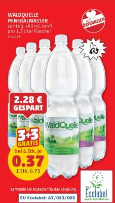 WALDQUELLE MINERALWASSER