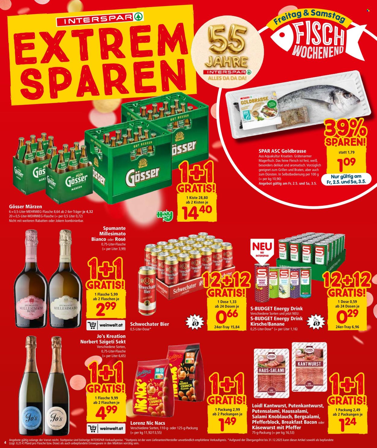 Angebote INTERSPAR - 30.4.2025 - 7.5.2025. Seite 1