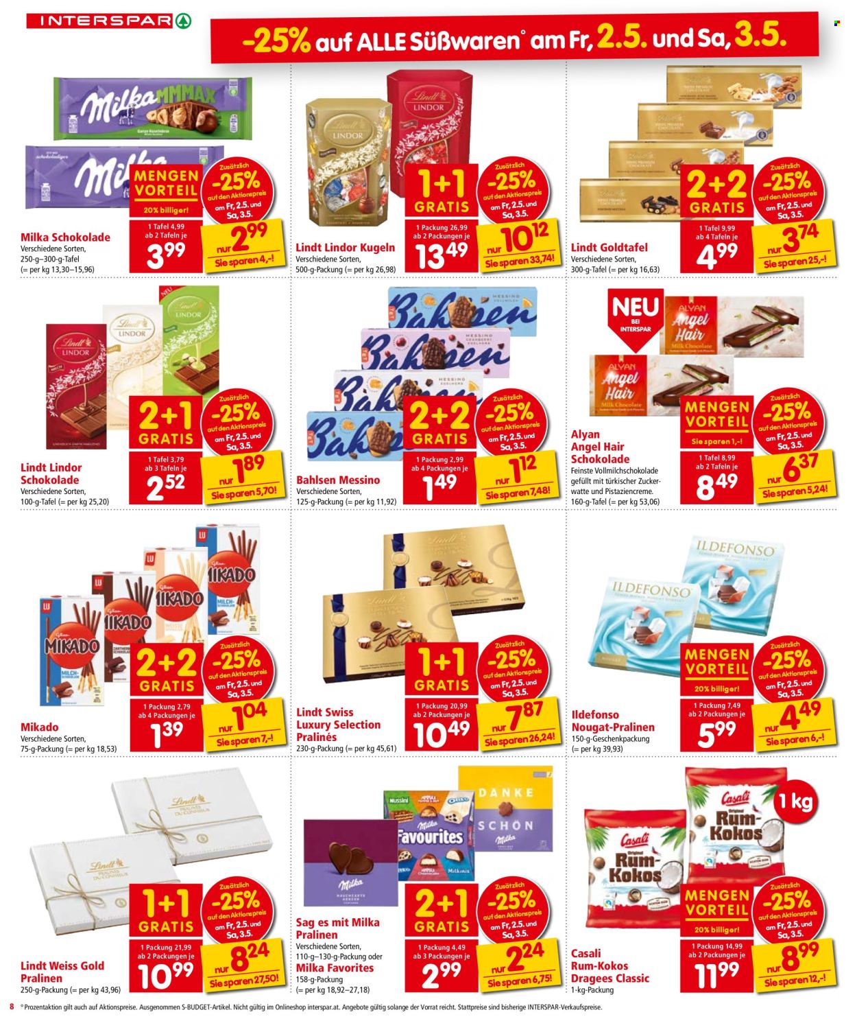 Angebote INTERSPAR - 30.4.2025 - 7.5.2025. Seite 1