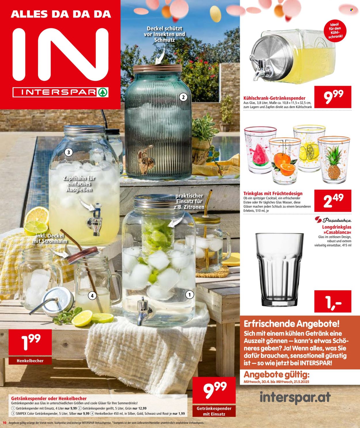 Angebote INTERSPAR - 30.4.2025 - 7.5.2025. Seite 1
