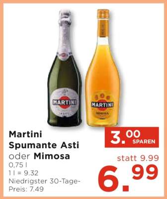 Martini Spumante Asti oder Mimosa