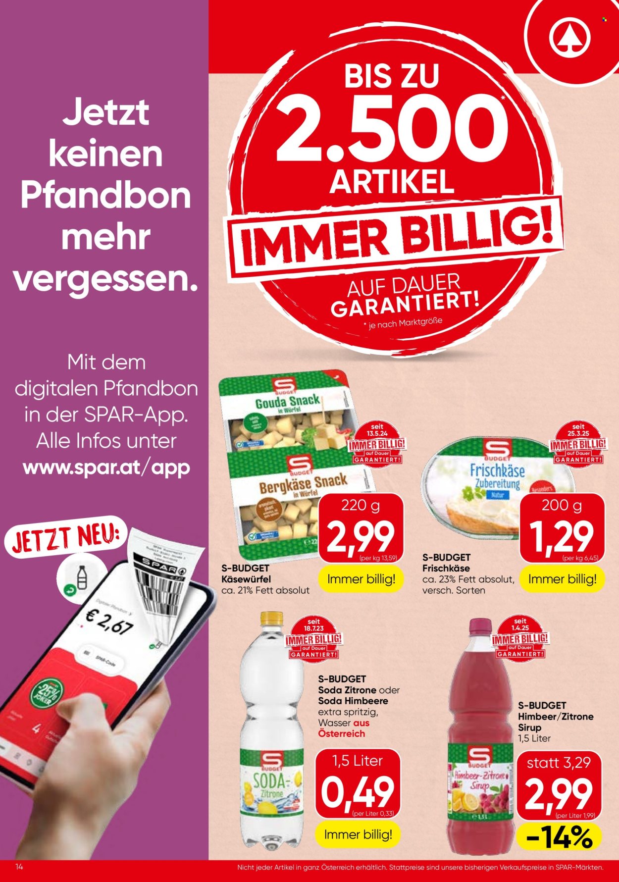 Angebote SPAR - 30.4.2025 - 7.5.2025. Seite 1