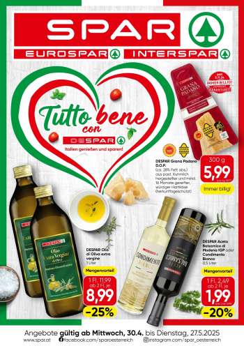 Angebote EUROSPAR - 30.4.2025 - 27.5.2025.