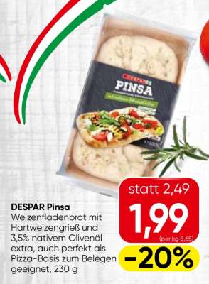 DESPAR Pinsa