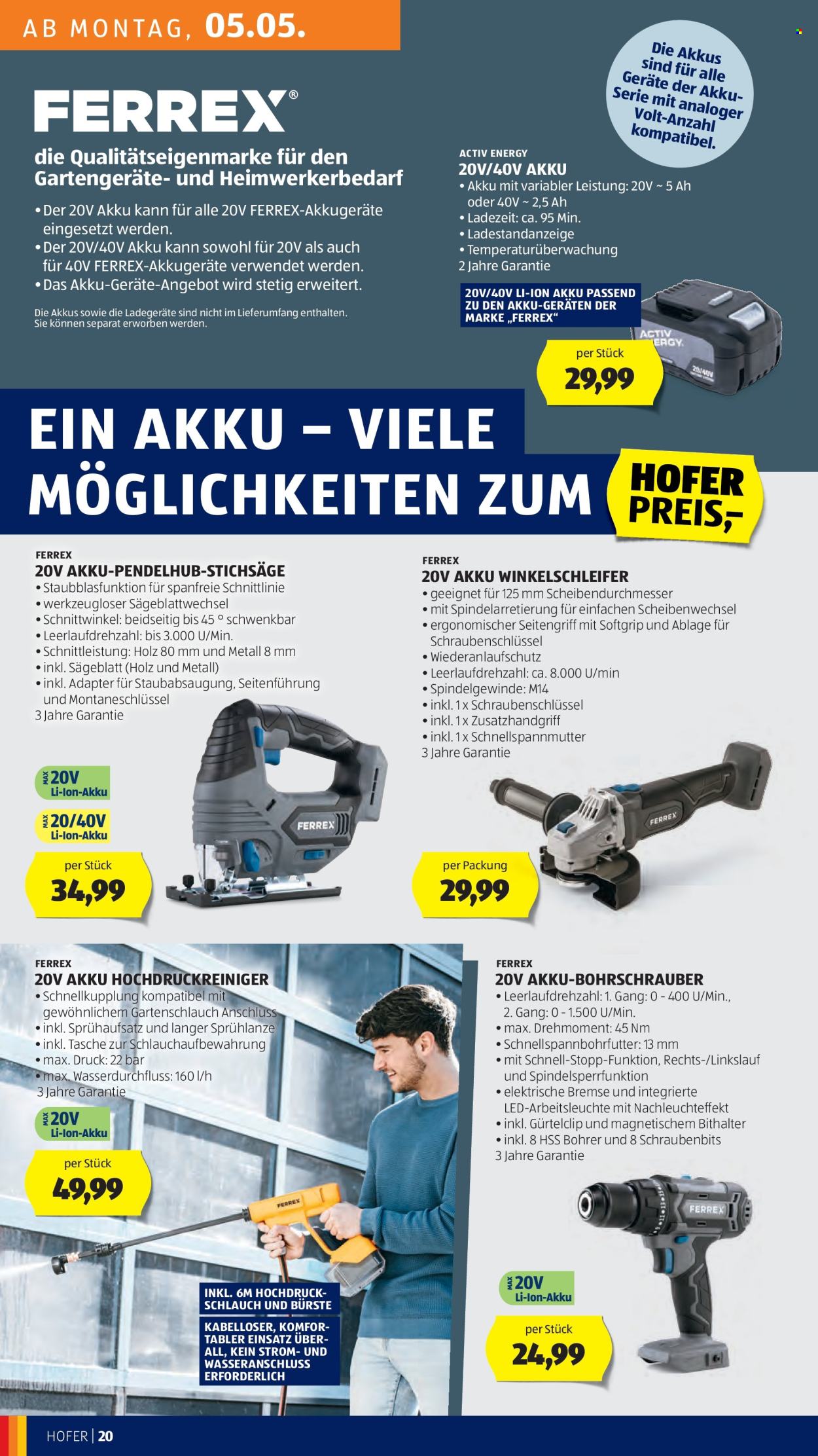 Angebote Hofer - 2.5.2025 - 8.5.2025. Seite 1