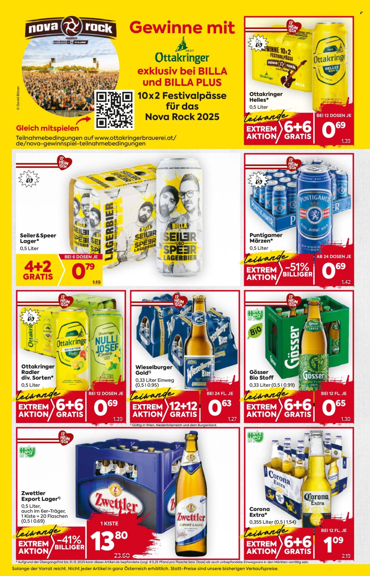 Angebote Billa - 30.4.2025 - 7.5.2025. Seite 1