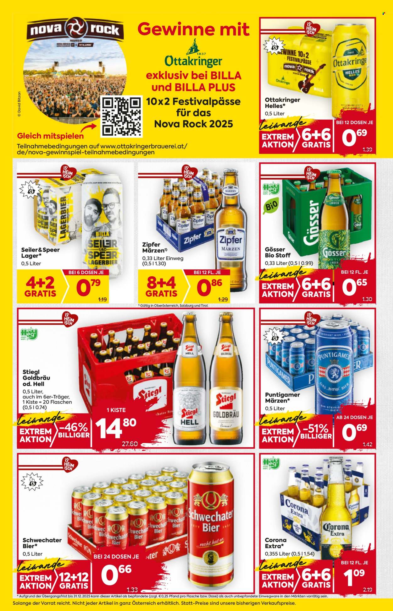 Angebote Billa - 30.4.2025 - 7.5.2025. Seite 1