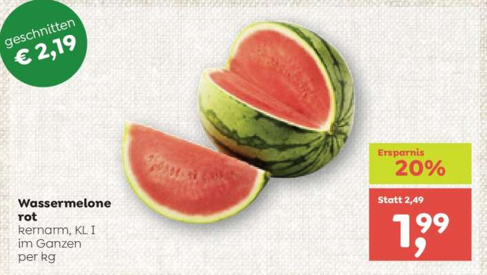 Wassermelone rot