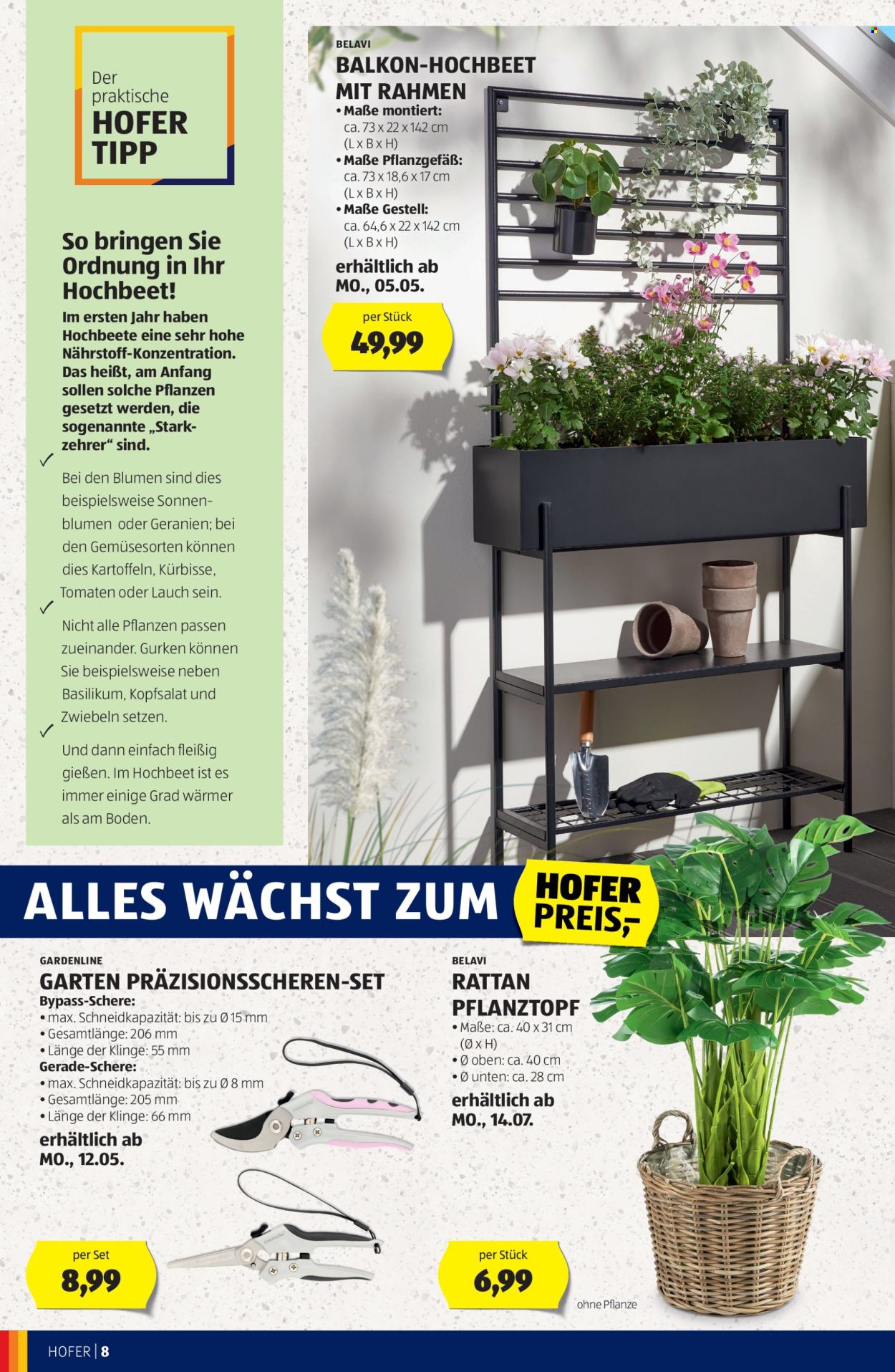 Angebote Hofer. Seite 1