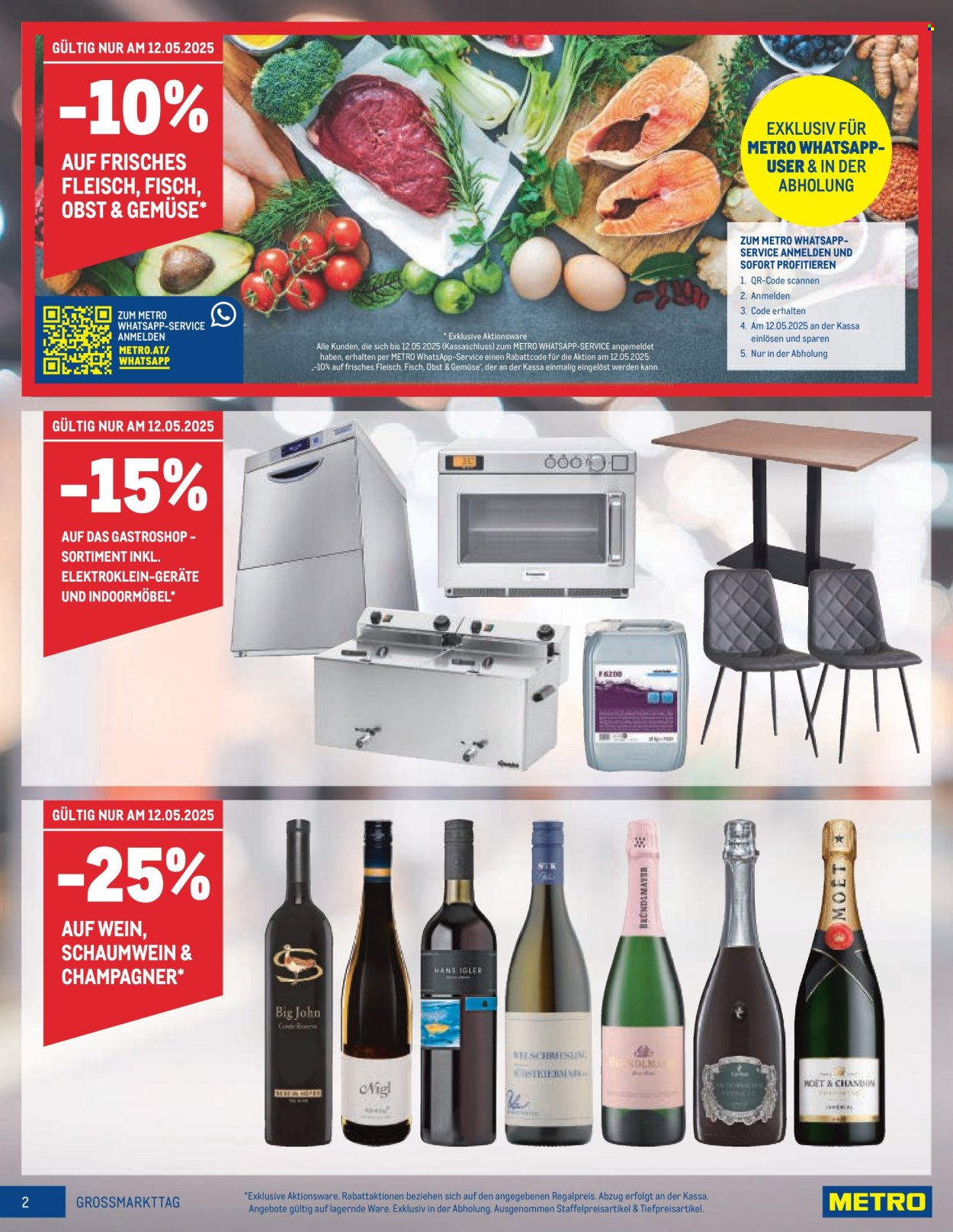 Angebote Metro - 12.5.2025 - 12.5.2025. Seite 1