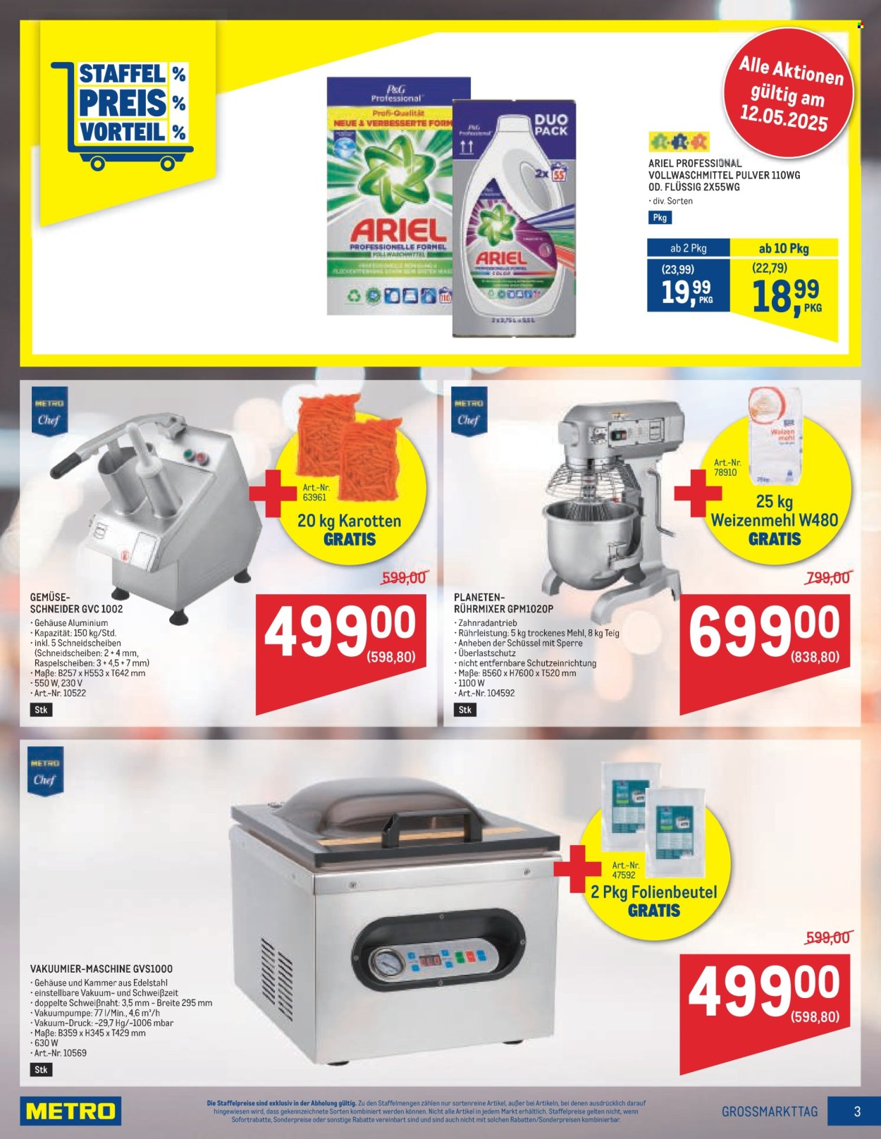 Angebote Metro - 12.5.2025 - 12.5.2025. Seite 1