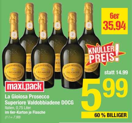 La Gioiosa Prosecco Superiore Valdobbiadene DOCG