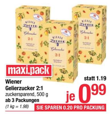 Wiener Gelierzucker 2:1
