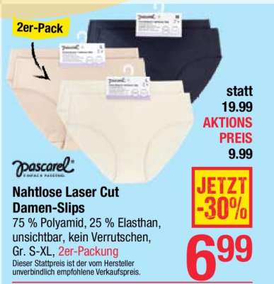 Nahtlose Laser Cut Damen-Slips