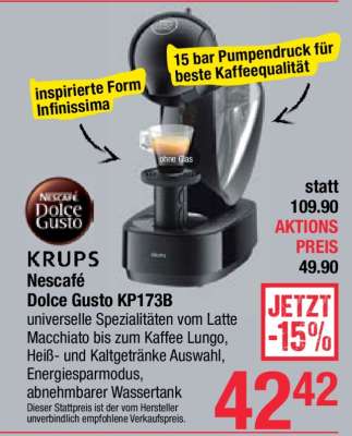 Nescafé Dolce Gusto KP173B
