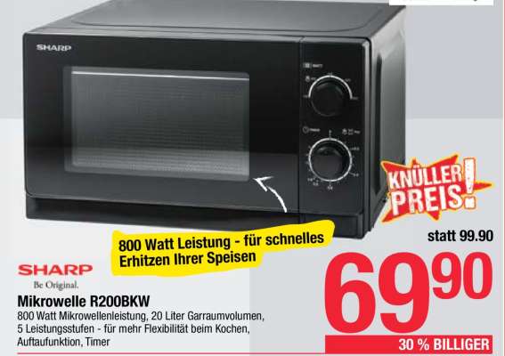 Mikrowelle R200BKW