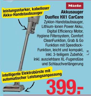Akkusauger Duoflex HX1 CarCare