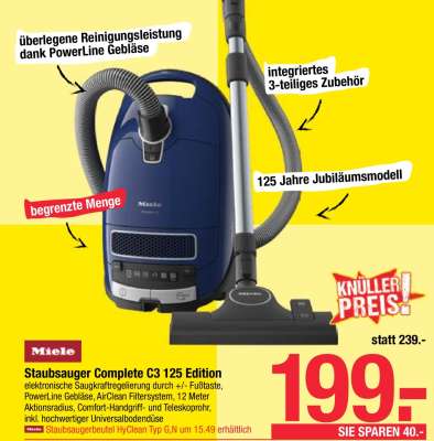 Staubsauger Complete C3 125 Edition