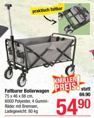 Faltbarer Bollerwagen
