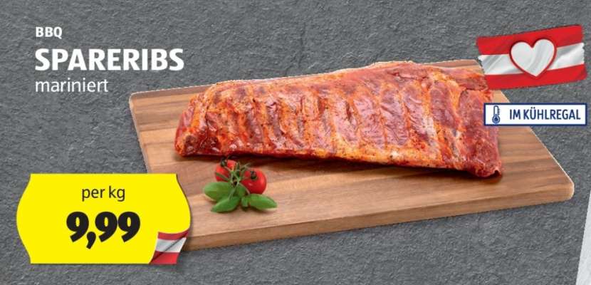 BBQ SPARERIBS mariniert