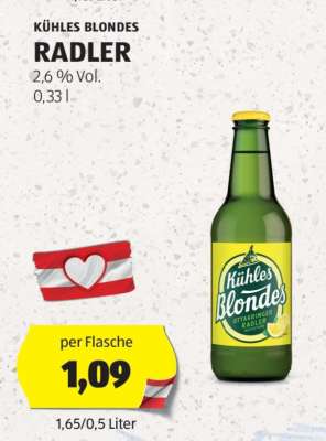 KÜHLES BLONDES RADLER