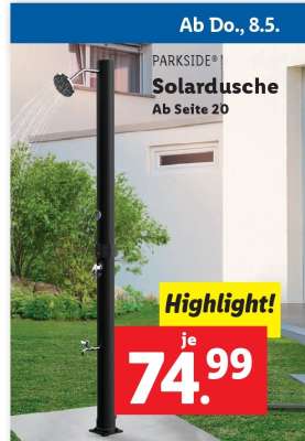 Solardusche