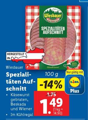Wiesbauer Spezialitäten Aufschnitt