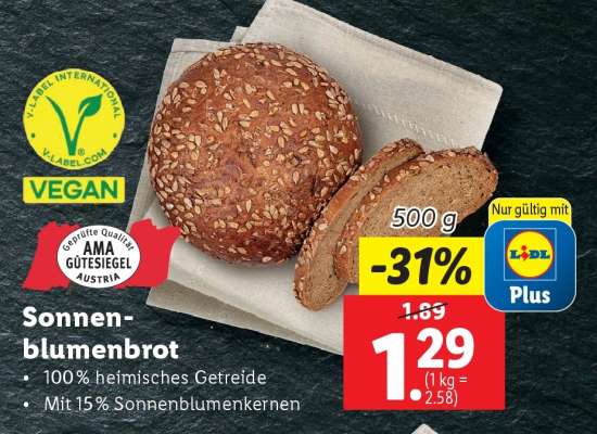 Sonnenblumenbrot