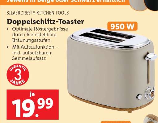 Doppelschlitz-Toaster
