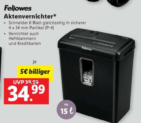 Fellowes Aktenvernichter