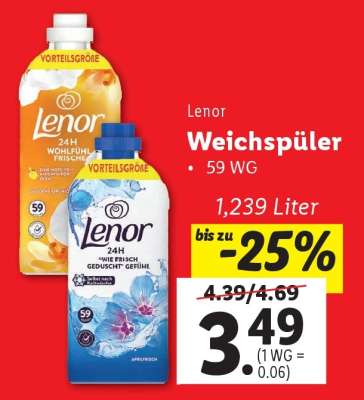 Lenor Weichspüler