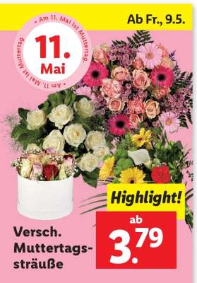 Versch. Muttertagssträuße