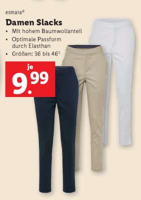 Damen Slacks