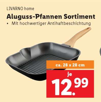 Aluguss-Pfannen Sortiment