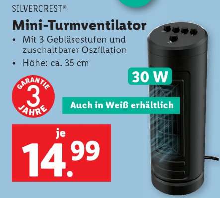 Mini-Turmventilator