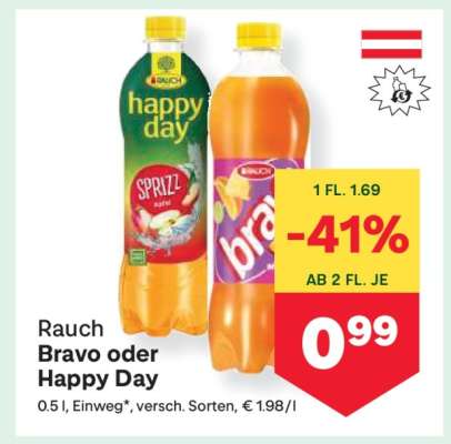 Rauch Bravo oder Happy Day