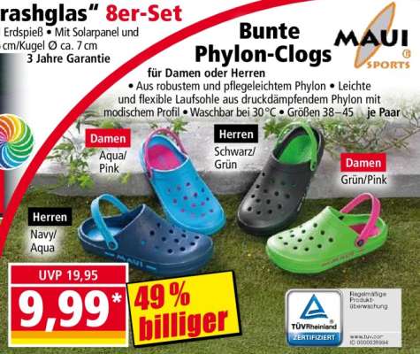 Bunte Phylon-Clogs