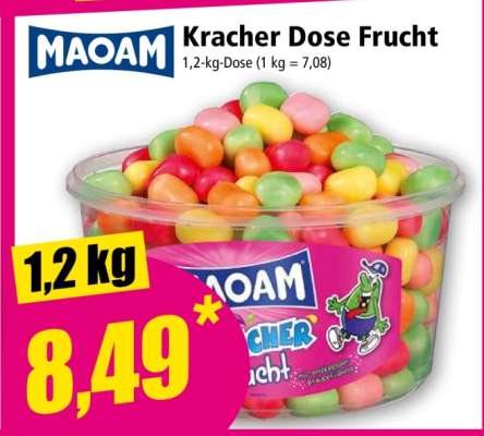 MAOAM Kracher Dose Frucht