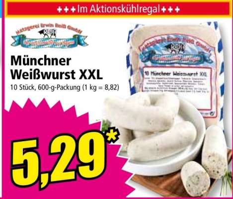Münchner Weißwurst XXL