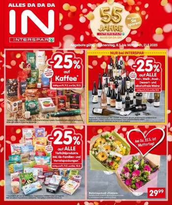 Angebote INTERSPAR - 8.5.2025 - 21.5.2025.