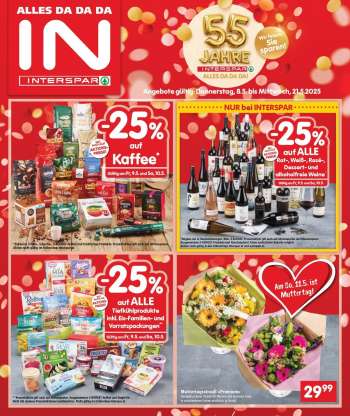 Angebote INTERSPAR - 8.5.2025 - 21.5.2025.